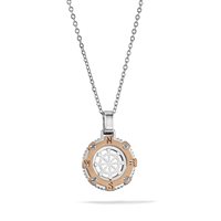 Collier Comete Homme NAVY in Acier UGL759